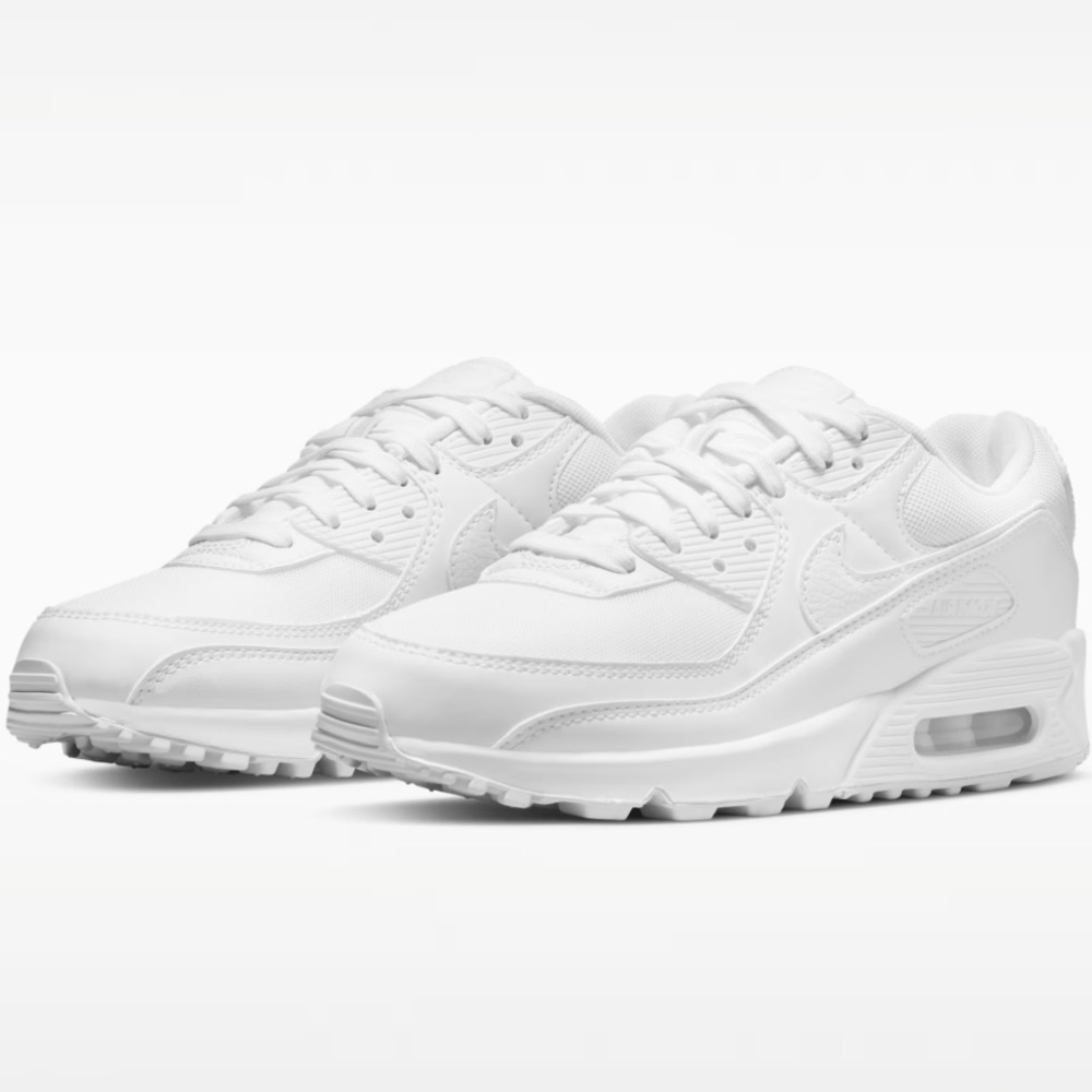 Nike Women’s All-White Air Max 90 Sneakers